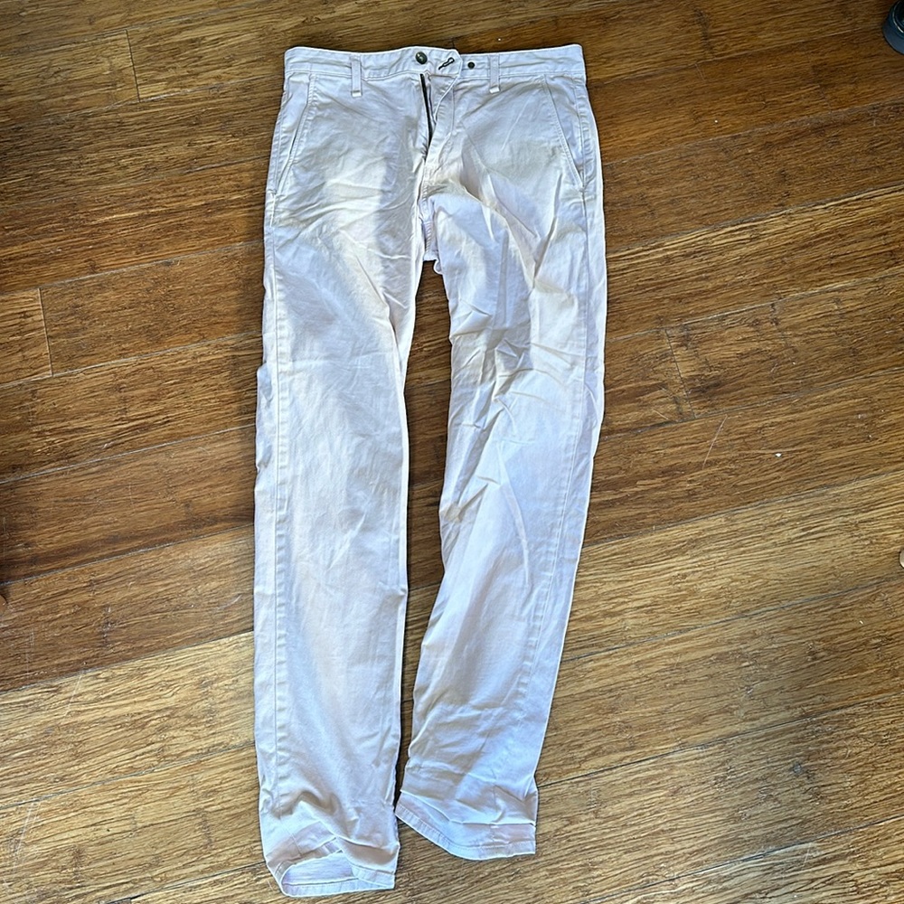 Rag and bone dusty rose chinos size 31